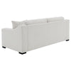 Shanice 2 Seater Sofa w 2 Pillows | Foam Fill S& Beige Upholstery 90"
