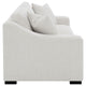 Shanice 2 Seater Sofa w 2 Pillows | Foam Fill S& Beige Upholstery 90"