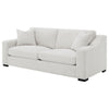 Shanice 2 Seater Sofa w 2 Pillows | Foam Fill S& Beige Upholstery 90"