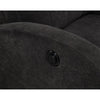 Nami Power Recliner Chair | Curved Arms | Foam Fill Charcoal Gray Upholstery