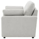 Biny Power Recliner Chair w 2 Pillows | Foam Fill Gray Polyester Upholstery