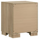 Poxy Nightst& | 2 Drawers & Hidden Casters | Oak Brown | 25"
