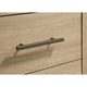 Poxy Nightst& | 2 Drawers & Hidden Casters | Oak Brown | 25"