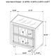 Maren Nightst& with 2 LED Drawers | USB Port | Black Velvet 28"