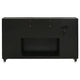 Maren Wide Dresser  8 Drawers & LED Flame Box | Black Velvet