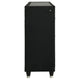 Maren Wide Dresser  8 Drawers & LED Flame Box | Black Velvet