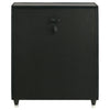 Maren Tall Dresser Chest | 5 Drawers & LED Light | Black Tufted Velvet