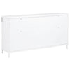 Ruvie Wide Dresser | 8 Drawers w Felt lined Jewellery Drawer | White Wood