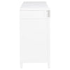 Ruvie Wide Dresser | 8 Drawers w Felt lined Jewellery Drawer | White Wood