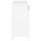 Ruvie Wide Dresser | 8 Drawers w Felt lined Jewellery Drawer | White Wood