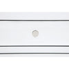 Ruvie Wide Dresser | 8 Drawers w Felt lined Jewellery Drawer | White Wood
