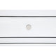 Ruvie Wide Dresser | 8 Drawers w Felt lined Jewellery Drawer | White Wood