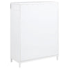 Ruvie Tall Chest 5 Drawers w Felt lined Jewellery Drawer | White Wood