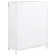Ruvie Tall Chest 5 Drawers w Felt lined Jewellery Drawer | White Wood