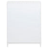 Ruvie Tall Chest 5 Drawers w Felt lined Jewellery Drawer | White Wood
