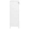 Ruvie Tall Chest 5 Drawers w Felt lined Jewellery Drawer | White Wood