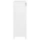 Ruvie Tall Chest 5 Drawers w Felt lined Jewellery Drawer | White Wood