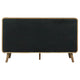 Ryb Wide Dresser with 6 Drawers | Angled Legs | Brown Rubber Wood