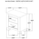 Tyna Nightstand with 2 Drawers | Black Metal | Weathered Oak Wood 26"