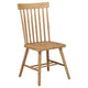 Andy Dining Side Chair Set of 2 | Windsor Spindle Back | Light Ash Brown