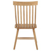 Andy Dining Side Chair Set of 2 | Windsor Spindle Back | Light Ash Brown