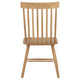 Andy Dining Side Chair Set of 2 | Windsor Spindle Back | Light Ash Brown