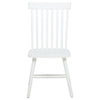 Andy Dining Side Chair Set of 2 | Windsor Back | Scooped Seat | White Wood