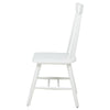Andy Dining Side Chair Set of 2 | Windsor Back | Scooped Seat | White Wood