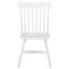 Andy Dining Side Chair Set of 2 | Windsor Back | Scooped Seat | White Wood