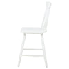 Andy Counter Height Chair Set of 2 | Windsor Spindle Back | White Wood