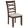 Baron 5pc Round Dining Table Set | 4 Chairs | 2 Drop Leaves | Brown