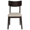 Caty 5pc Round Dining Table Set | 4 Chairs | 2 Drop Leaves | Brown