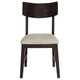 Caty 5pc Round Dining Table Set | 4 Chairs | 2 Drop Leaves | Brown