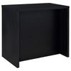 Anga Home Bar | 6 Shelves | 12 Wine Bottle Holders | Stemware | Black 47"