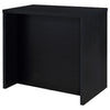 Anga Home Bar | 6 Shelves | 12 Wine Bottle Holders | Stemware | Black 47"