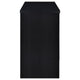 Anga Home Bar | 6 Shelves | 12 Wine Bottle Holders | Stemware | Black 47"