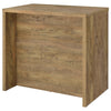 Anga Home Bar | 6 Shelves | 12 Bottle Holders | Stemware | Brown 47"