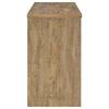 Anga Home Bar | 6 Shelves | 12 Bottle Holders | Stemware | Brown 47"