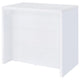 Anga Home Bar | 6 Shelves | 12 Bottle Holders | Stemware | White 47"