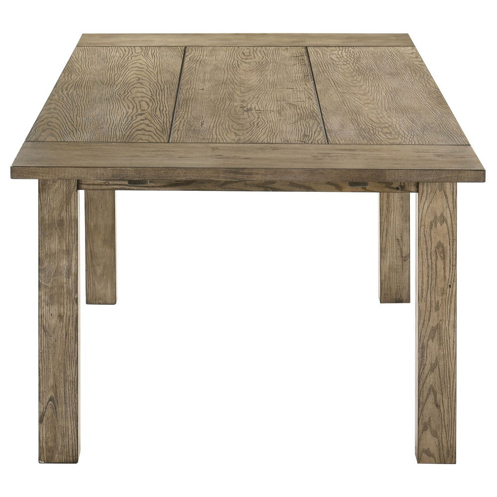 Dova Extending Dining Table | 2 Leaves | Vineyard Oak Brown | 63-87"