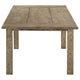 Dova Extending Dining Table | 2 Leaves | Vineyard Oak Brown | 63-87"