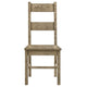 Dova Dining Side Chair Set of 2 | Ladder Back | Vineyard Oak Brown Wood