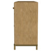 Fij Sideboard Server | 2 Drawers | 4 Rattan Cane Woven Doors | 65" Brown
