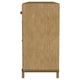Fij Sideboard Server | 2 Drawers | 4 Rattan Cane Woven Doors | 65" Brown