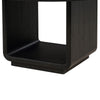 Lina Dining Table | 60" Round Top | Open Square Base | Burnished Black