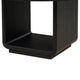 Lina Dining Table | 60" Round Top | Open Square Base | Burnished Black