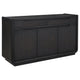 Lina Sideboard Server Console | 3 Doors | 2 Drawers | 64" Burnished Black