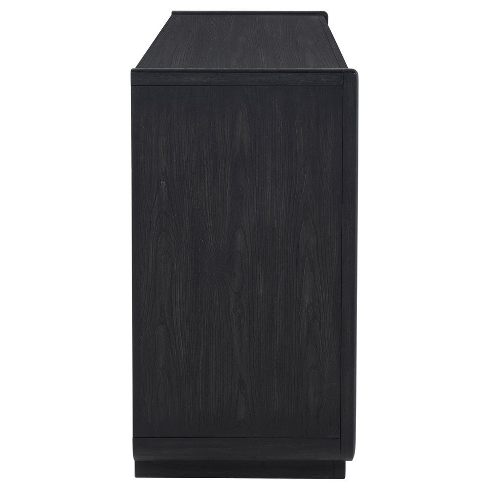 Lina Sideboard Server Console | 3 Doors | 2 Drawers | 64" Burnished Black