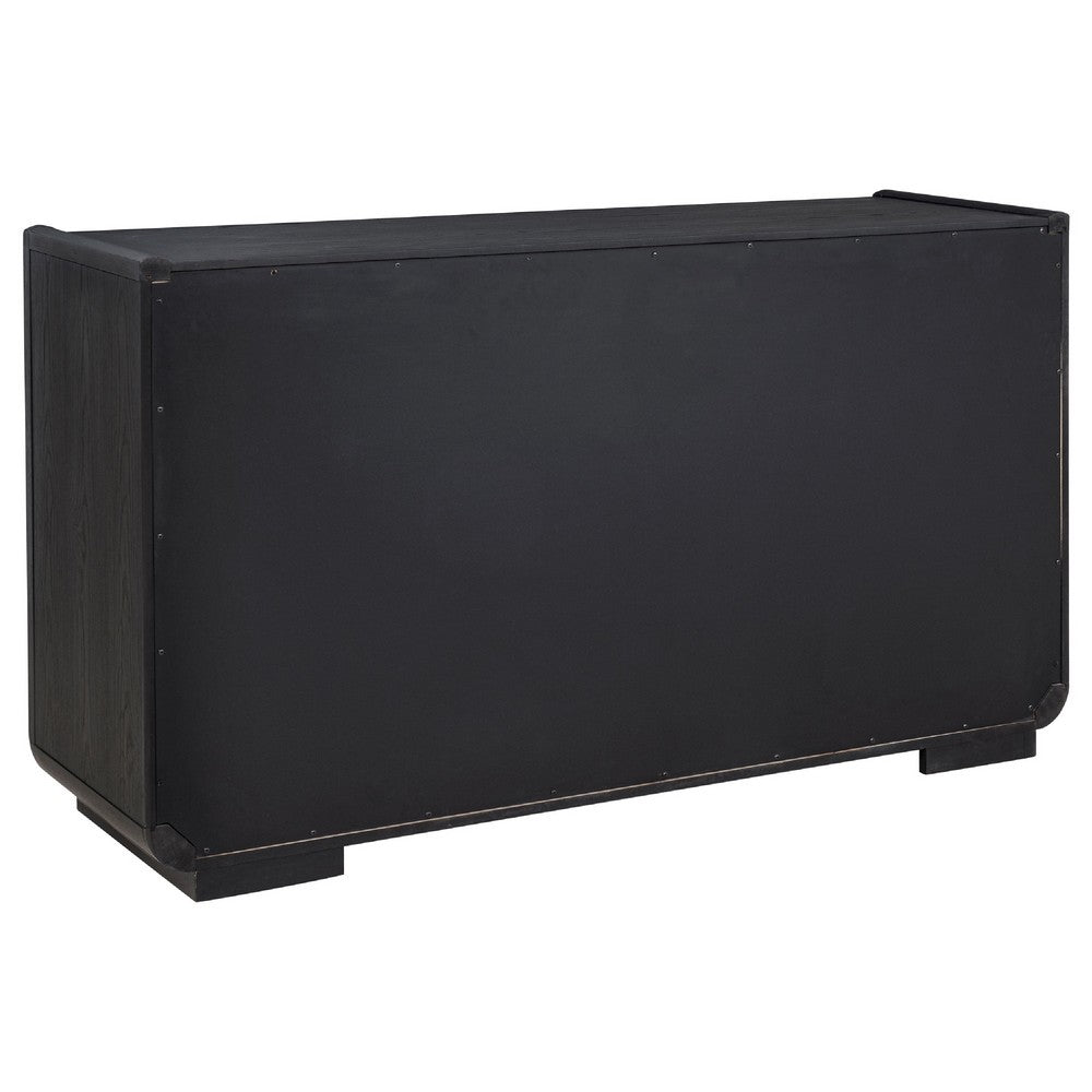 Lina Sideboard Server Console | 3 Doors | 2 Drawers | 64" Burnished Black