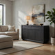 Lina Sideboard Server Console | 3 Doors | 2 Drawers | 64" Burnished Black